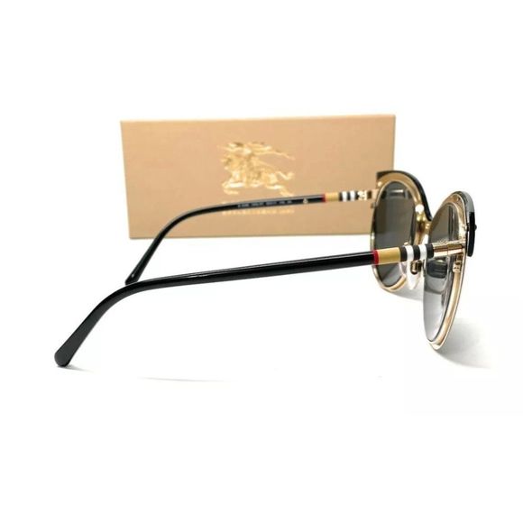 Burberry Women\'s Light Gold and Grey Sunglasses! main image 4